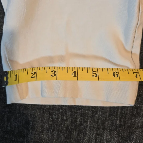 H&M High Rise Pleated Ankle Taper Chinos Loose Fit - Picture 10 of 12